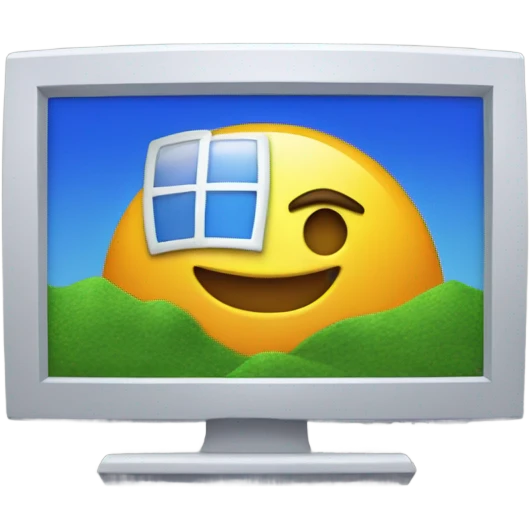 Windows XP computer emoji