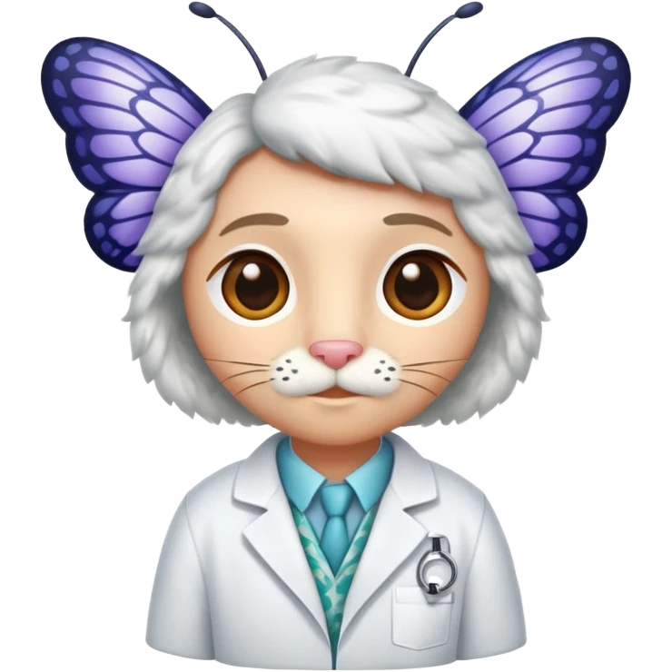 Dr. butterfly ￼ emoji