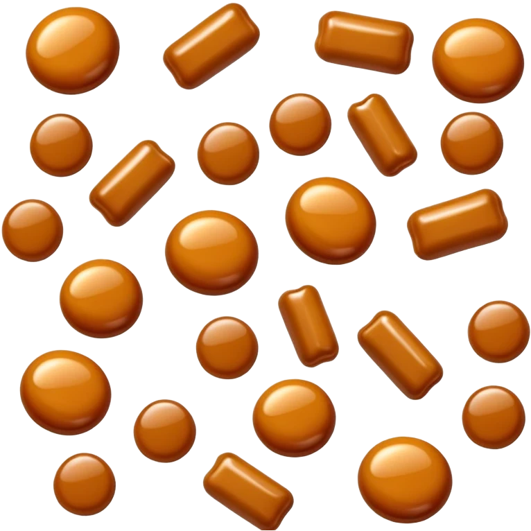 caramel candy emoji