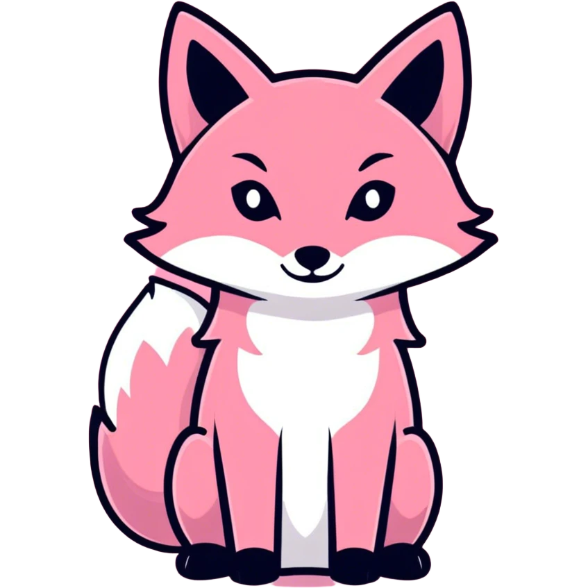 pink fox emoji