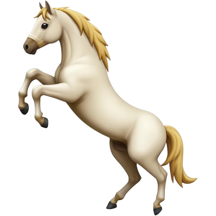 Horse doing kart wheels emoji