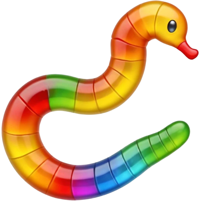 gusano de gomita emoji