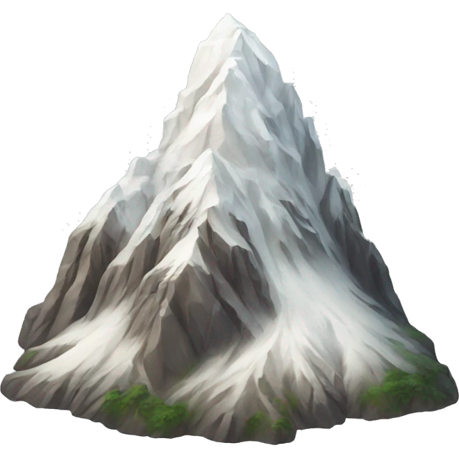 white mountain emoji