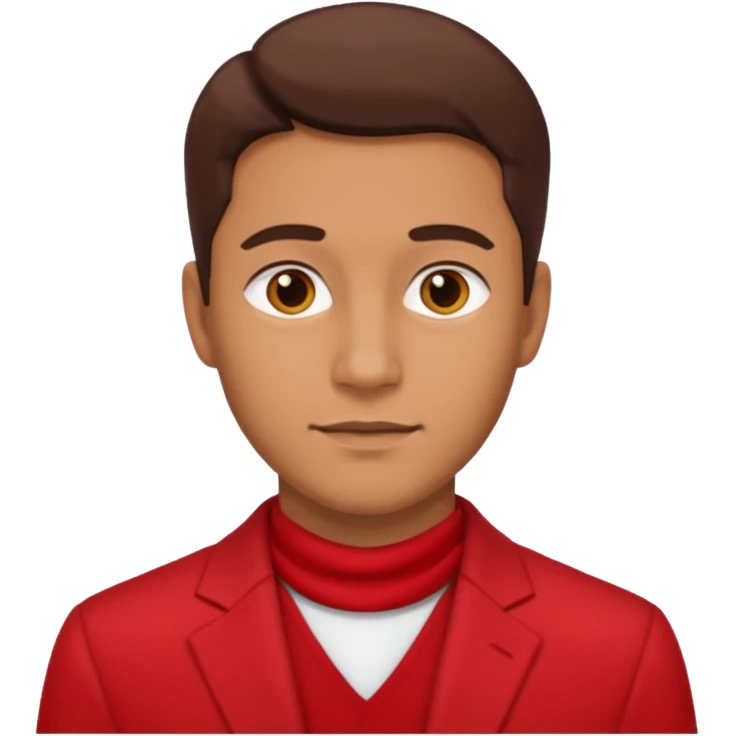 4k high quality medic man dress in red emoji