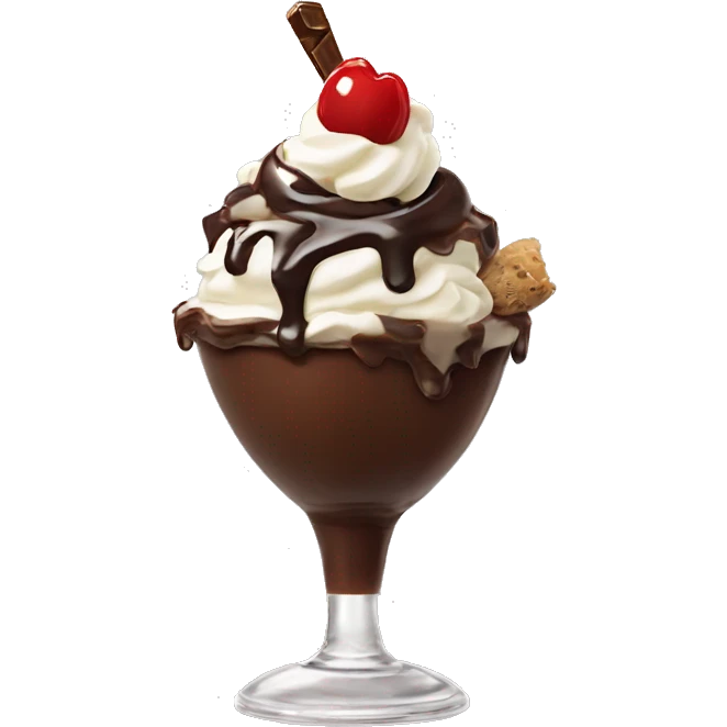 chocolate overload sundae emoji