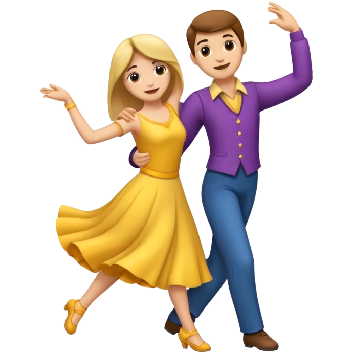 Couple dancing emoji