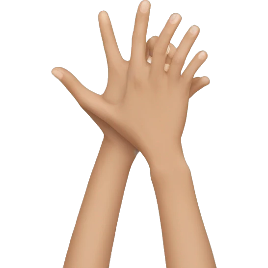 Women bending her wrist  emoji
