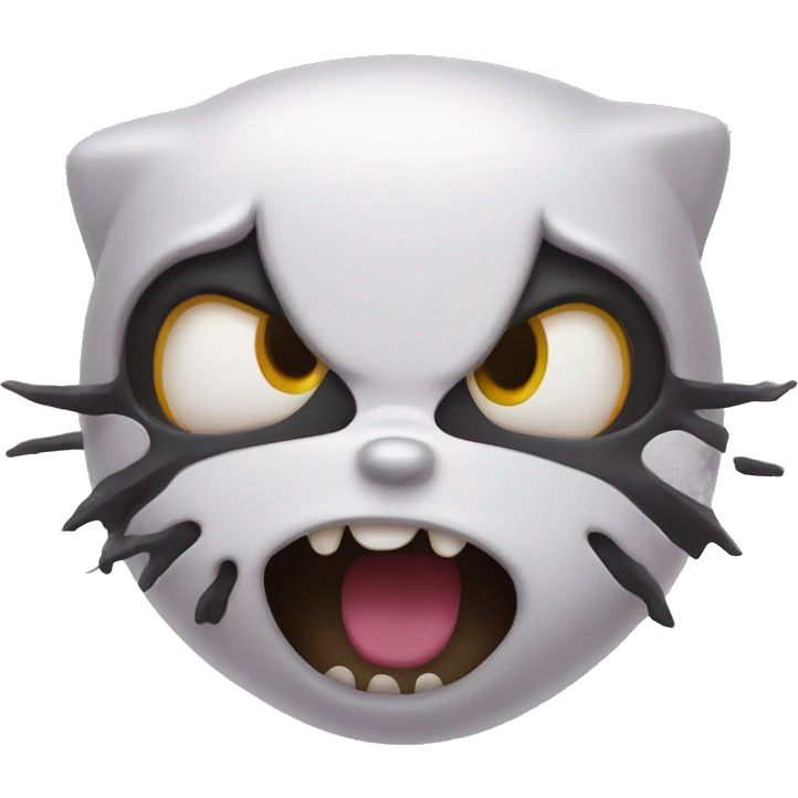 scary hello kitty  emoji