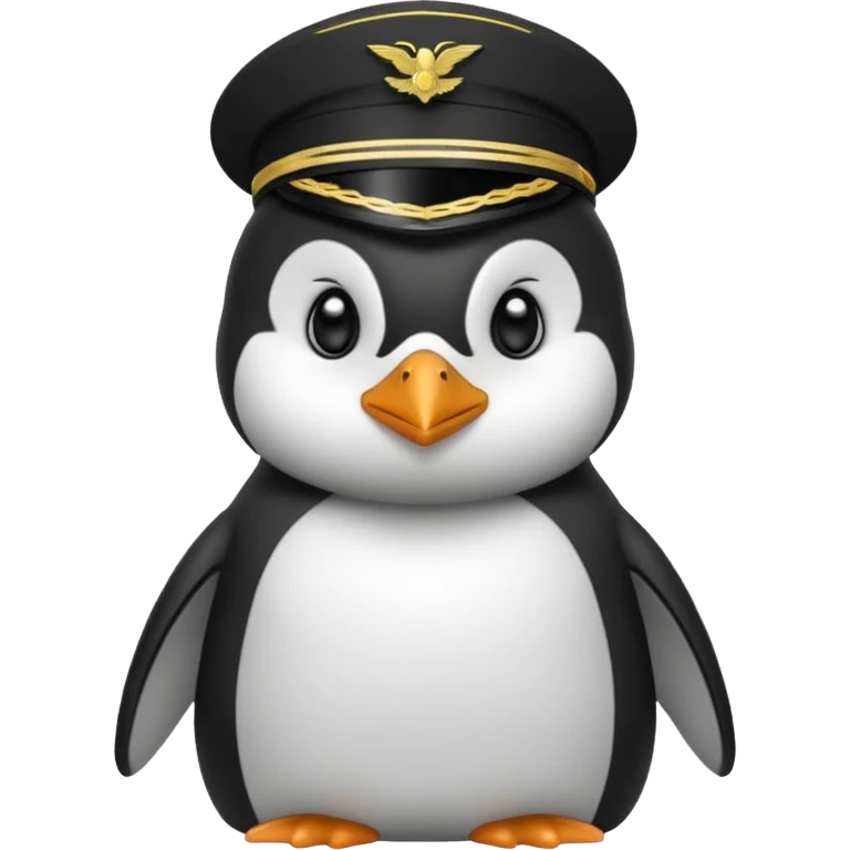 Military penguin emoji
