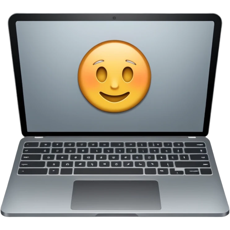 A laptop aesthetics  emoji