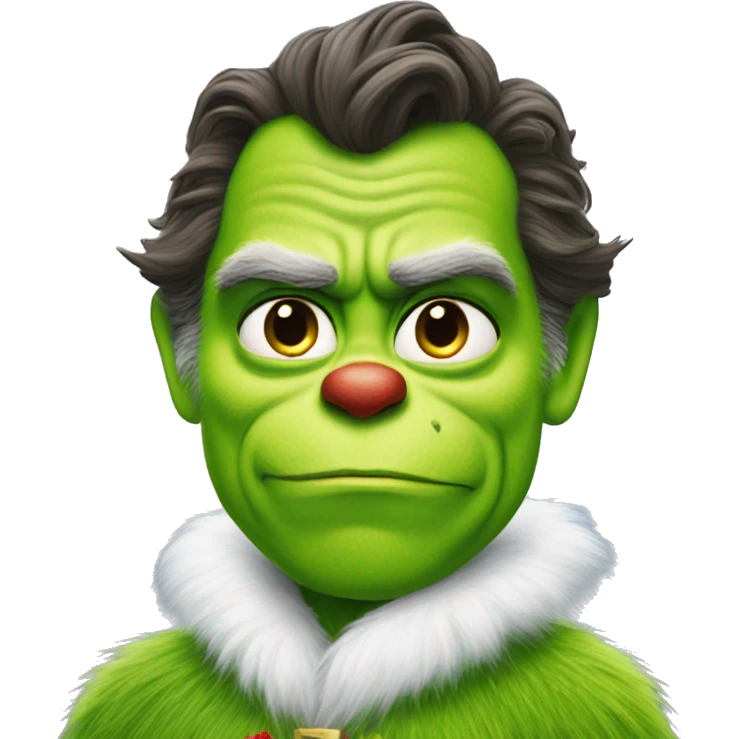 henry cavill as grinch emoji