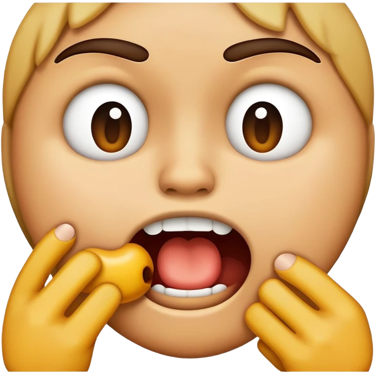 Emoji choking itself emoji