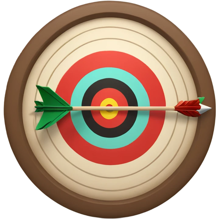 arrow hitting bullseye emoji