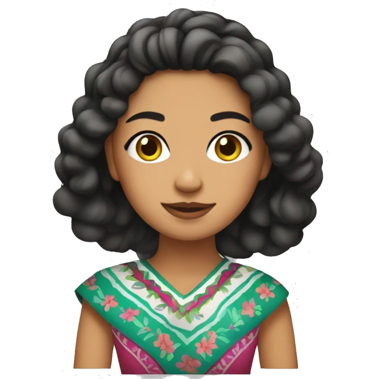 Pretty Mexican girl emoji
