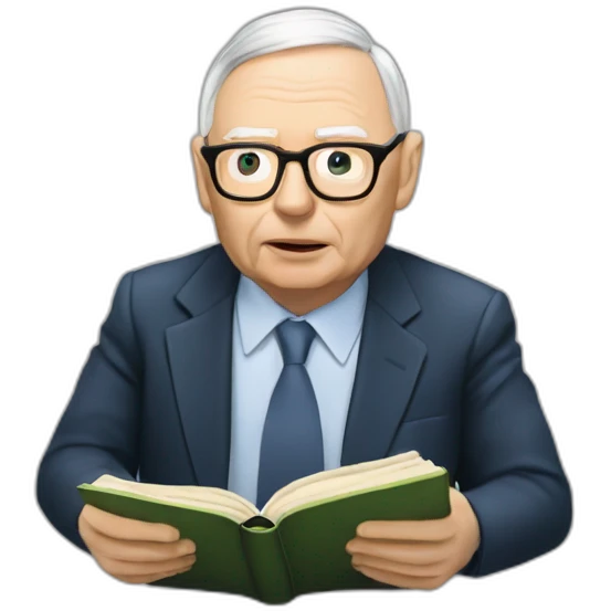 charlie munger reading a book emoji