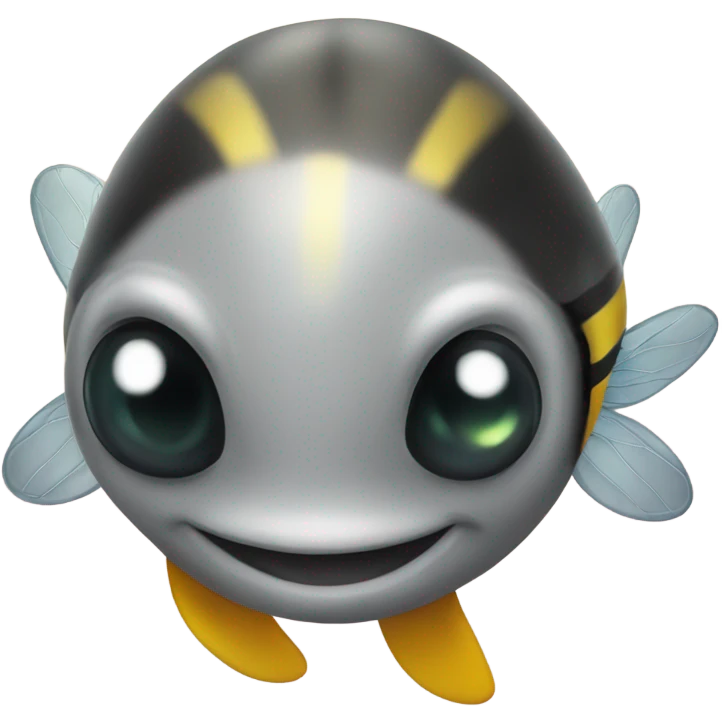 A Dolphin Bee emoji