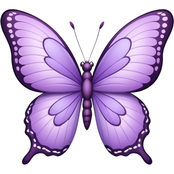 borboleta lilas emoji