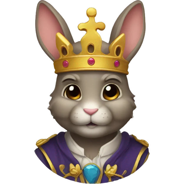 Bunny king emoji