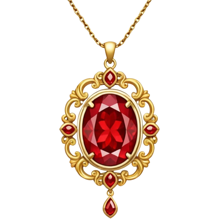 Necklace red emoji