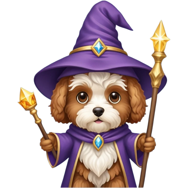 Wizard Cavapoo emoji