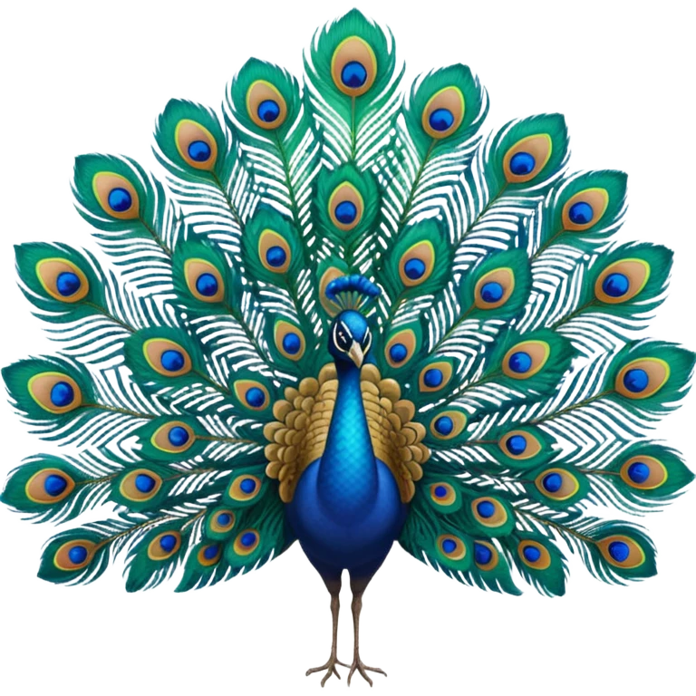 Peacock feathers emoji