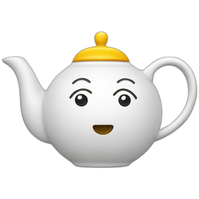 Light-bulb shaped teapot emoji
