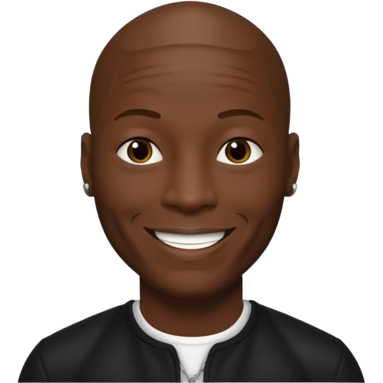 Tyrese Gibson with black outfit emoji