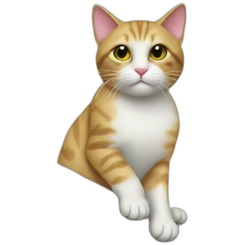Cat on tree emoji