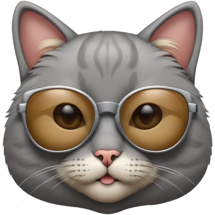 Cat wearing sunglasses emoji