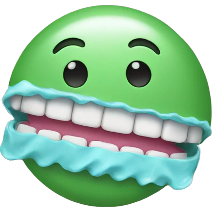 Chewing gum emoji