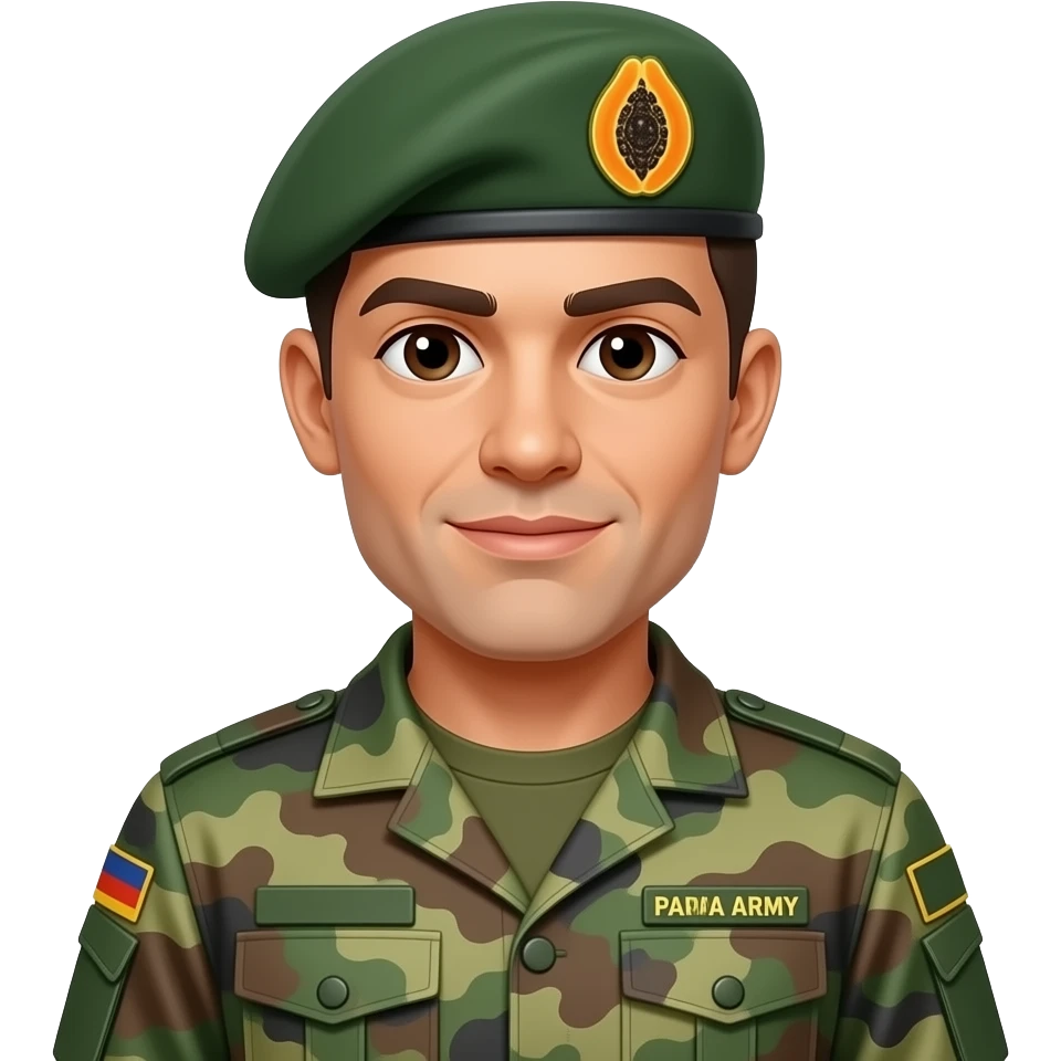 Papaya Army people emoji