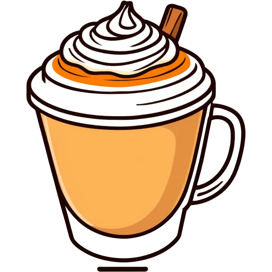 pumpkin spice latte aesthstic emoji