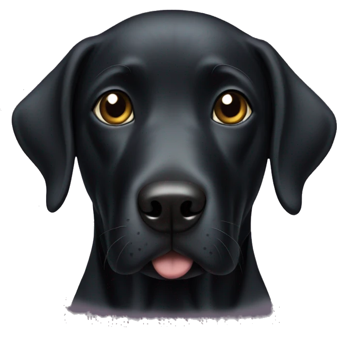 Black Labrador emoji