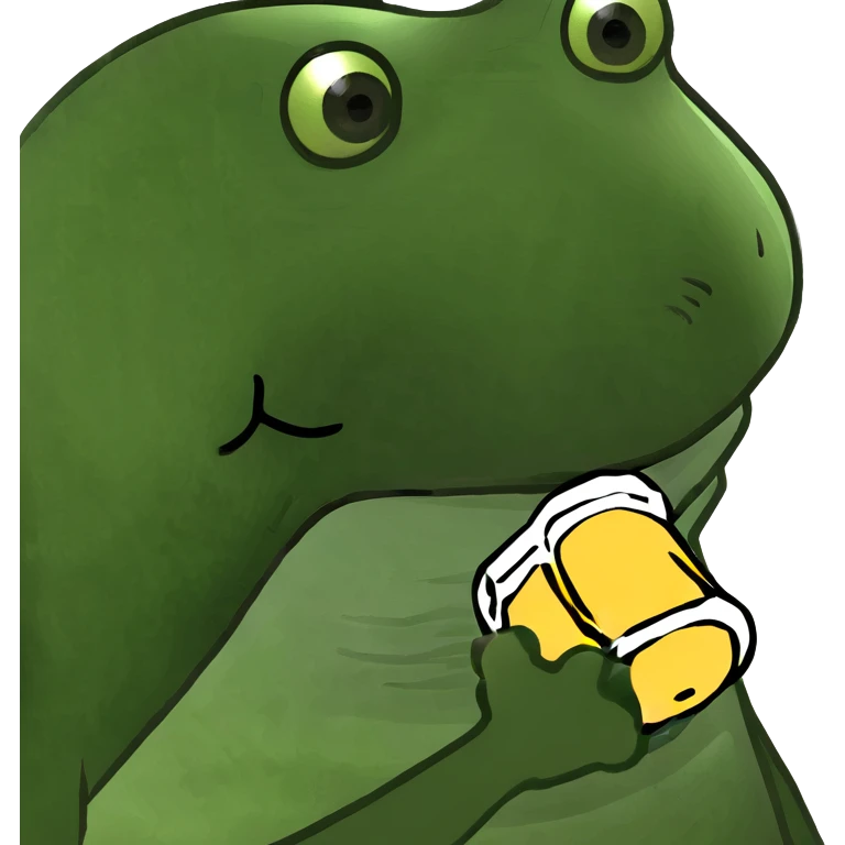 hoky frog father emoji