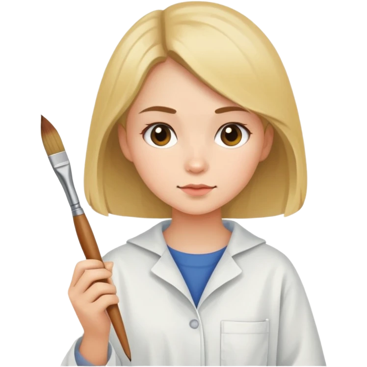 Painter girl emoji