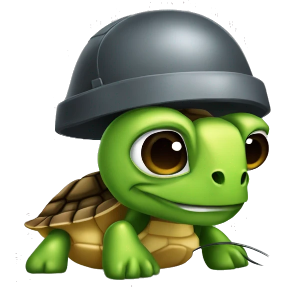 Tortuga con una computadora  emoji