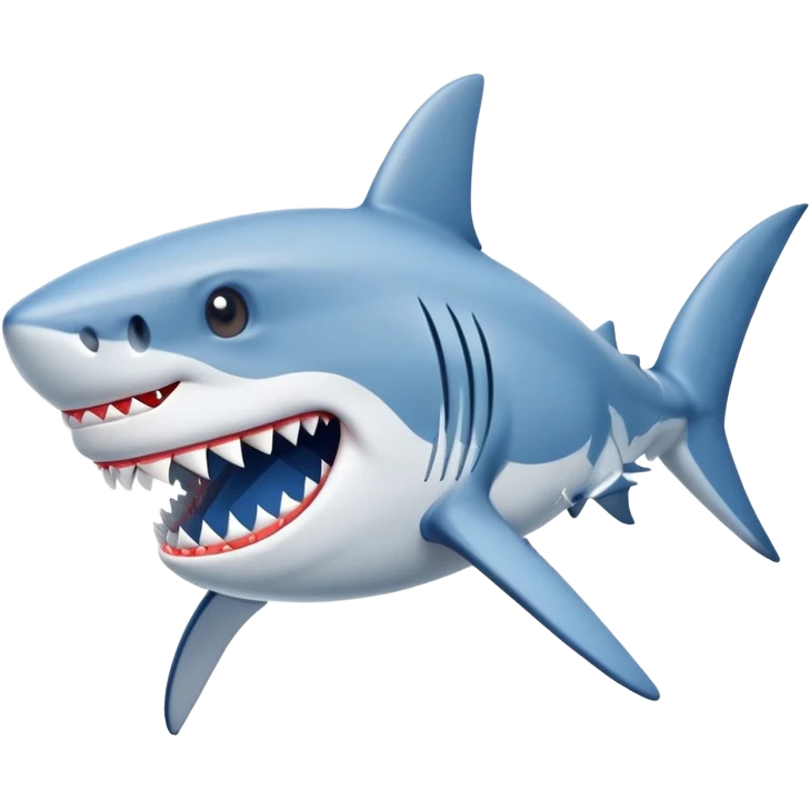 Shark with blue nikes emoji