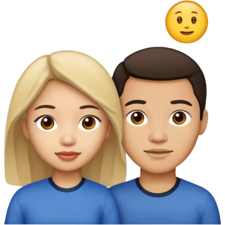 Filipino female with a light skin male emoji