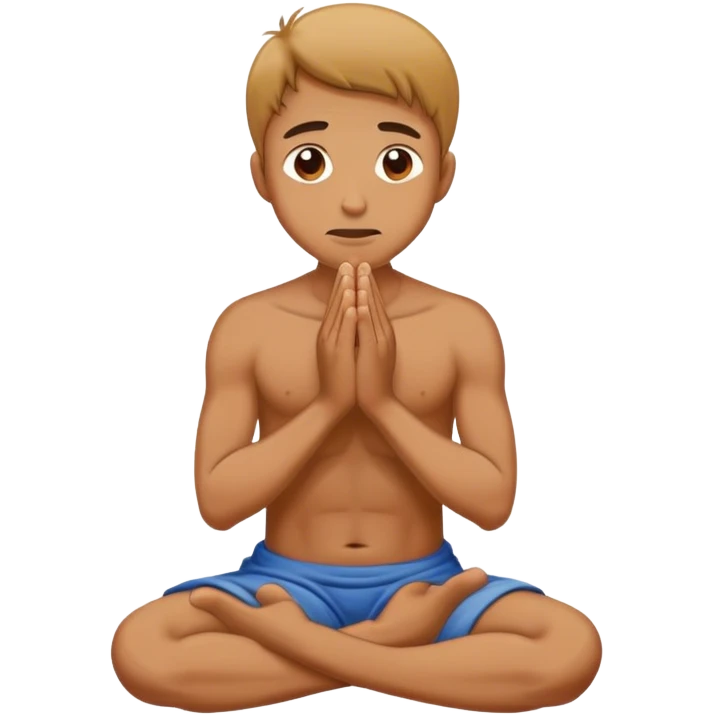 man on knees begging  emoji