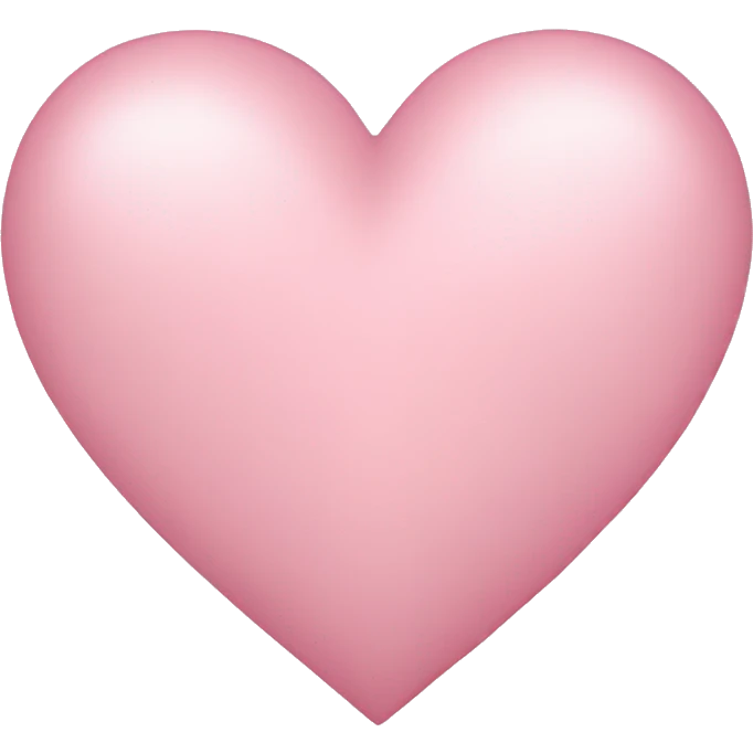 Light pink heart emoji