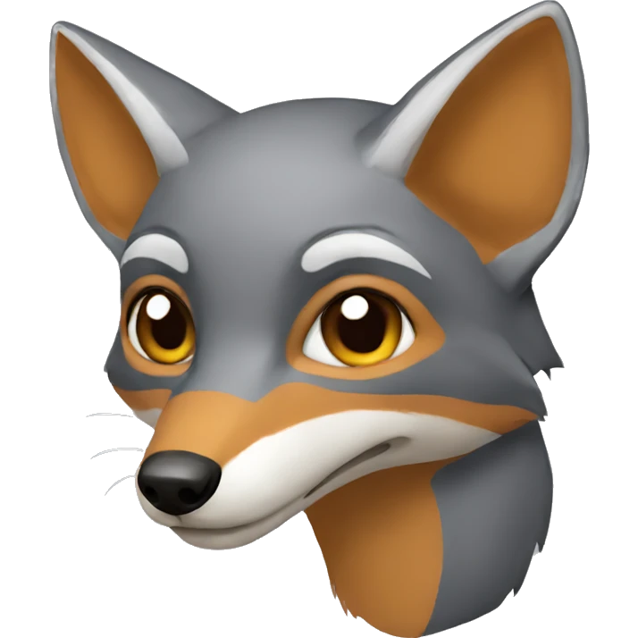 the gray fox emoji