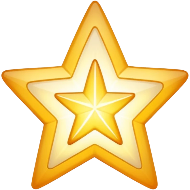 белые звезда emoji