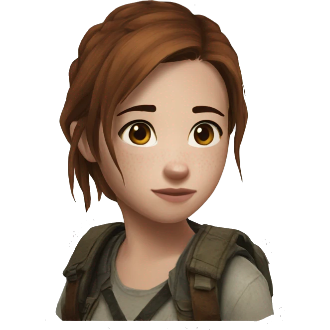 Ellie the last of us Little bit dezoom emoji