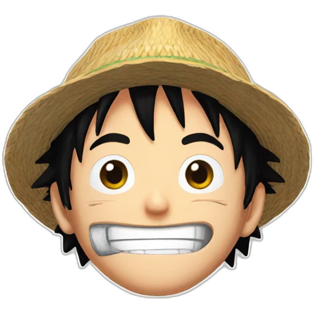 Luffy emoji