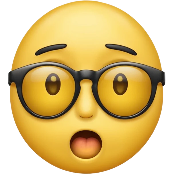 SHOCKED emoji with sunglasses emoji