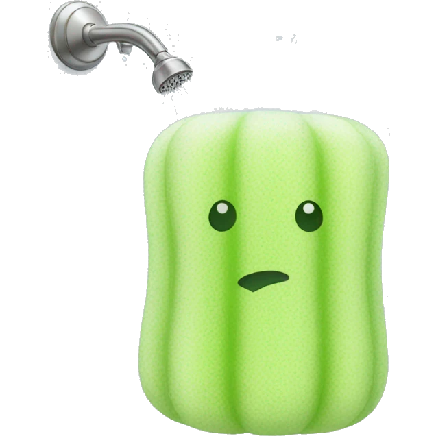 shower loofah emoji