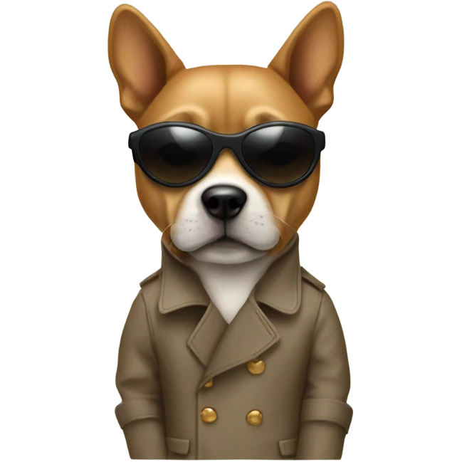 Dog spy emoji