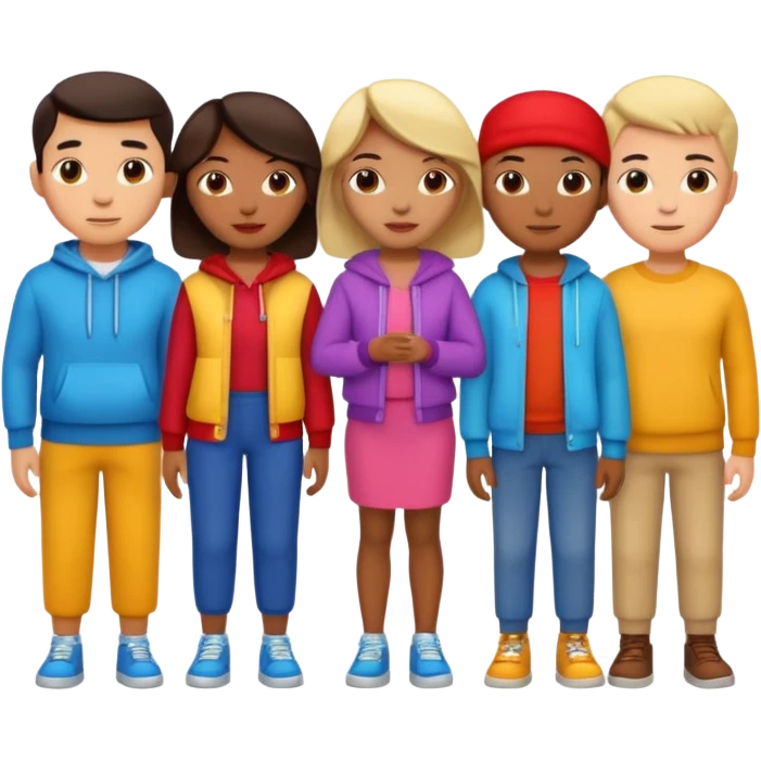 cartoon characters emoji