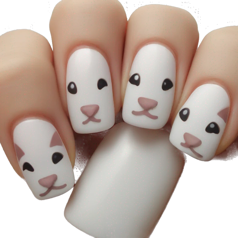 Cat manicure emoji