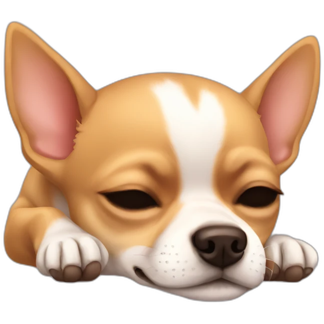 sleeping chihuahua emoji